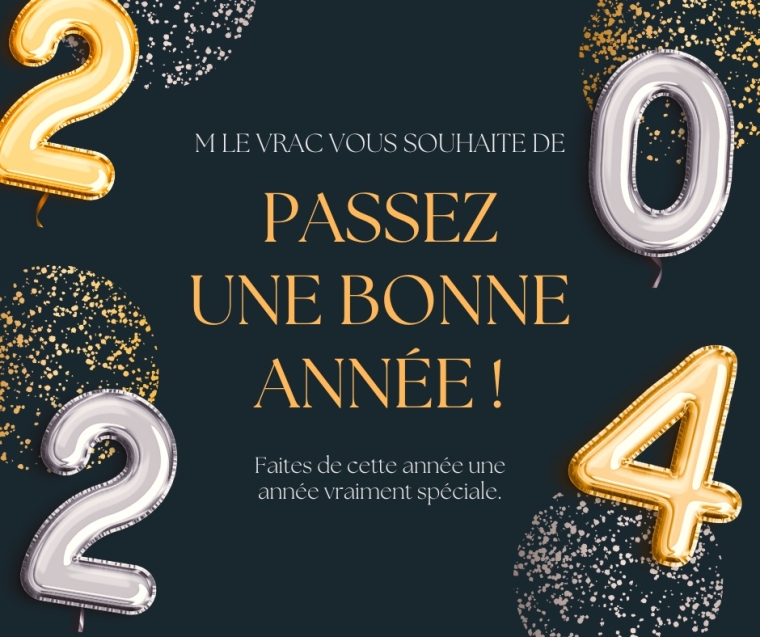 Bonne année 2024 , Dolomieu, M Le Vrac